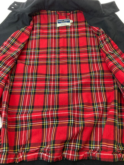 【中古品】【レディース】 FRED PERRY フレッドペリー J7412 REISSUES LADY'S HARRINGTON JACKET 英国製 ジャケット アウター 169-240731-ks-19-min サイズ：8 カラー：ブラック 万代Net店