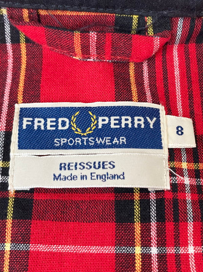 【中古品】【レディース】 FRED PERRY フレッドペリー J7412 REISSUES LADY'S HARRINGTON JACKET 英国製 ジャケット アウター 169-240731-ks-19-min サイズ：8 カラー：ブラック 万代Net店