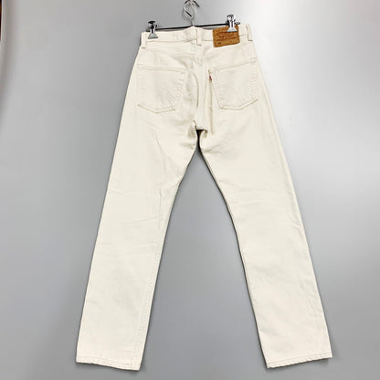 【中古品】【メンズ】 Levi's リーバイス 501XX WHITE DENIM PANT ホワイトデニムパンツ ボタン裏刻印552 ジーンズ ズボン ボトムス 157-240701-ay-07-izu サイズ：W28×L32 カラー：ホワイト 万代Net店