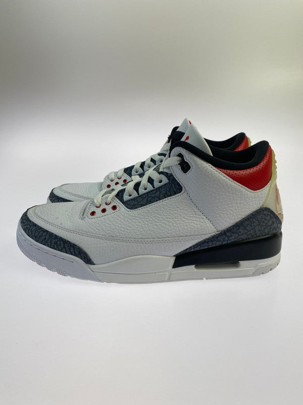 【中古品】【メンズ】 NIKE ナイキ CZ6433-100 AIR JORDAN 3 RETRO SE-T 靴 シューズ スニーカー SNEAKERS 160-250427-ks-64-min サイズ：28cm カラー：WHITE/FIRE RED-BLACK 万代Net店