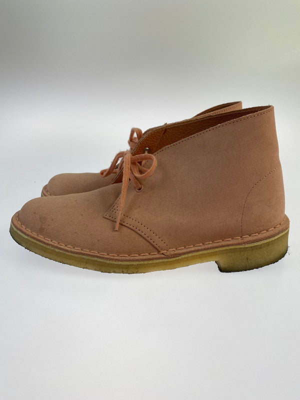 【中古品】【レディース】 Clarks クラークス DESERT BOOT 61102416 デザートブーツ レディースシューズ 靴 スウェード 限定カラー 167-241124-em-07-min サイズ：23.5cm カラー：コーラルピンク 万代Net店