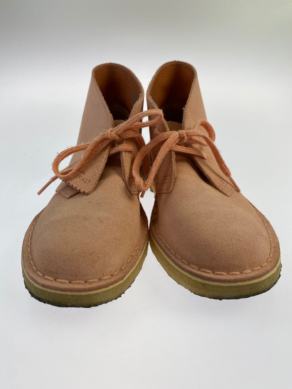 【中古品】【レディース】 Clarks クラークス DESERT BOOT 61102416 デザートブーツ レディースシューズ 靴 スウェード 限定カラー 167-241124-em-07-min サイズ：23.5cm カラー：コーラルピンク 万代Net店