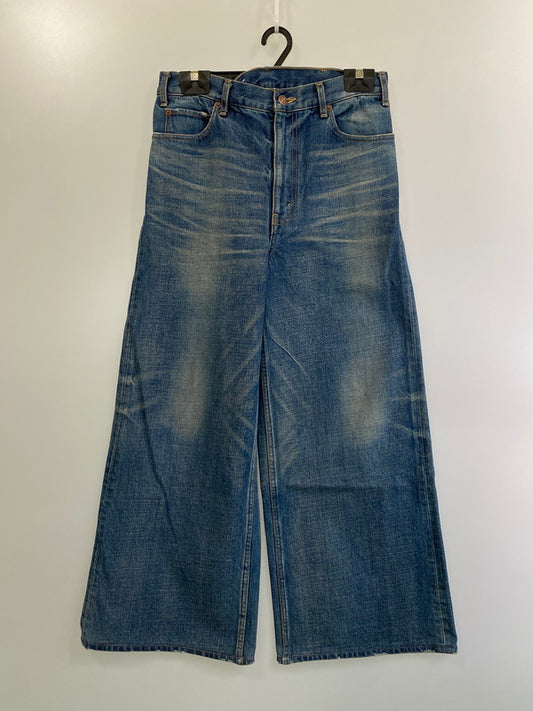 【中古品】【メンズ】  CELINE BY HEDI SLIMANE セリーヌバイエディスリマン N638 365M 07DU 22SS ”COSMIC CRUISER期”SURF FLARE JEANS ボトムス デニムパンツ 152-250121-AS-37-min サイズ：31 カラー：インディゴ 万代Net店