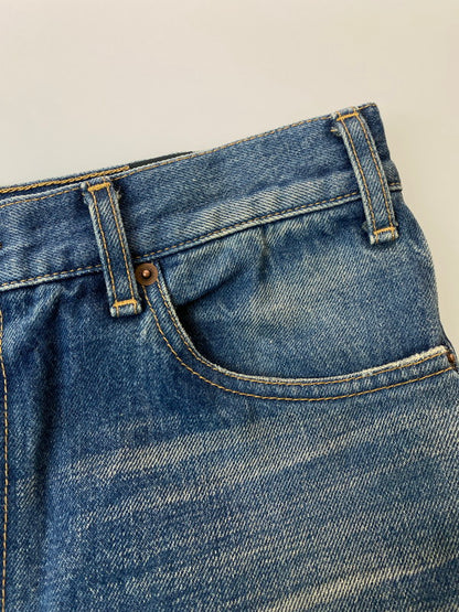 【中古品】【メンズ】  CELINE BY HEDI SLIMANE セリーヌバイエディスリマン N638 365M 07DU 22SS ”COSMIC CRUISER期”SURF FLARE JEANS ボトムス デニムパンツ 152-250121-AS-37-min サイズ：31 カラー：インディゴ 万代Net店