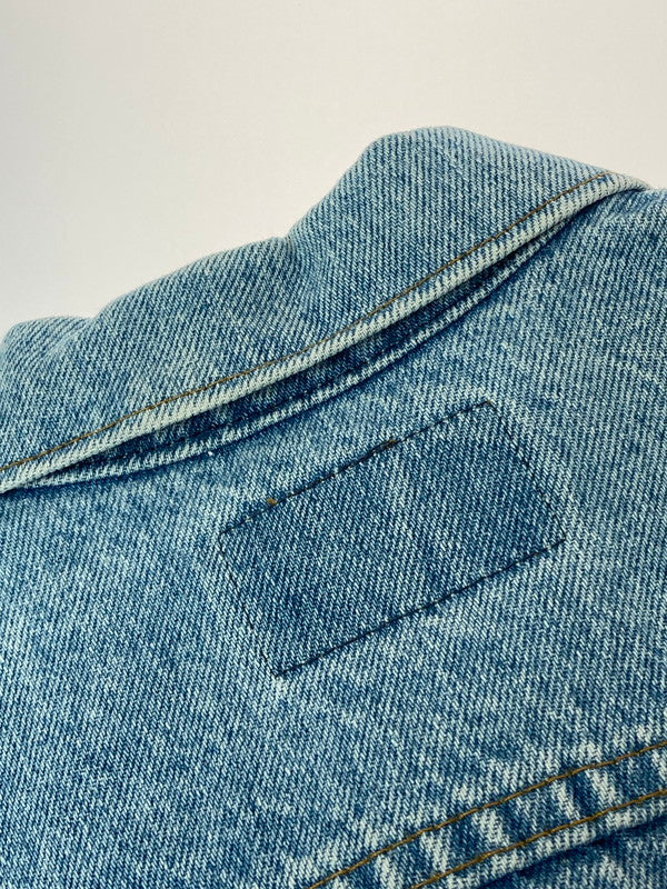 【中古品】【レディース】 LEVI'S リーバイス DENIM TRUCKER JACKET 70706 80's 869刻印 デニム トラッカージャケット 80年代 レディース アウター Gジャン 169-260509-yn-09-min サイズ：18 カラー：インディゴブルー 万代Net店