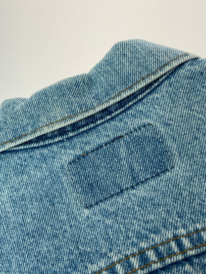【中古品】【レディース】 LEVI'S リーバイス DENIM TRUCKER JACKET 70706 80's 869刻印 デニム トラッカージャケット 80年代 レディース アウター Gジャン 169-260509-yn-09-min サイズ：18 カラー：インディゴブルー 万代Net店