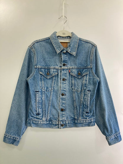 【中古品】【レディース】 LEVI'S リーバイス DENIM TRUCKER JACKET 70706 80's 869刻印 デニム トラッカージャケット 80年代 レディース アウター Gジャン 169-260509-yn-09-min サイズ：18 カラー：インディゴブルー 万代Net店
