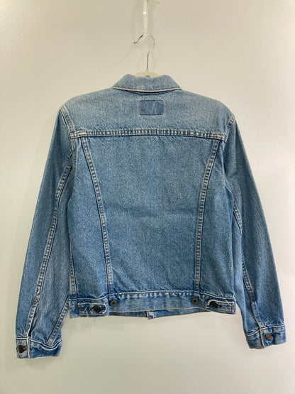 【中古品】【レディース】 LEVI'S リーバイス DENIM TRUCKER JACKET 70706 80's 869刻印 デニム トラッカージャケット 80年代 レディース アウター Gジャン 169-260509-yn-09-min サイズ：18 カラー：インディゴブルー 万代Net店
