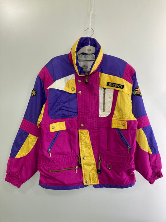 【中古品】【メンズ/レディース】  DESCENTE WINDBREAKER DESCENTE JACKET デサント ウィンドブレーカー アウター 169-241122-yn-14-min サイズ：L カラー：マルチカラー 万代Net店