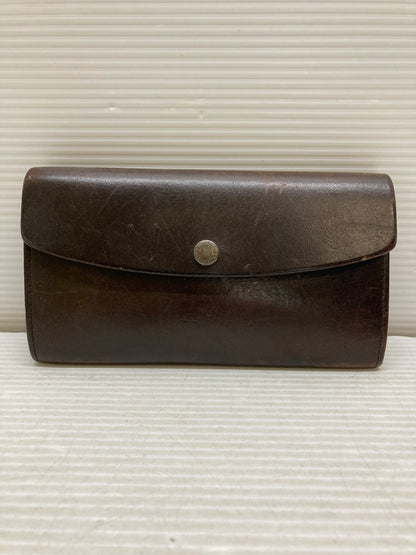 【現状渡し品】【メンズ】 AMIACALVA アミアカルヴァ ブライドルレザー ロングウォレット 長財布 本体のみ 200-250625-cn-9-min カラー：ダークブラウン 万代Net店