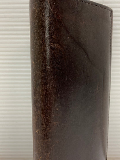 【現状渡し品】【メンズ】 AMIACALVA アミアカルヴァ ブライドルレザー ロングウォレット 長財布 本体のみ 200-250625-cn-9-min カラー：ダークブラウン 万代Net店