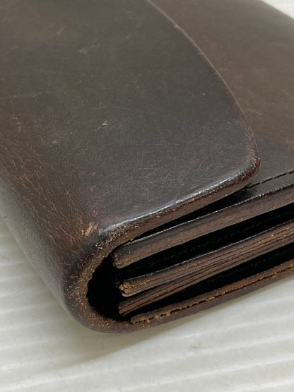 【現状渡し品】【メンズ】 AMIACALVA アミアカルヴァ ブライドルレザー ロングウォレット 長財布 本体のみ 200-250625-cn-9-min カラー：ダークブラウン 万代Net店