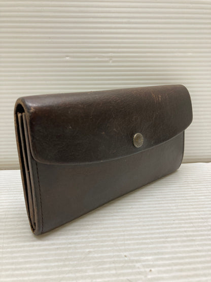 【現状渡し品】【メンズ】 AMIACALVA アミアカルヴァ ブライドルレザー ロングウォレット 長財布 本体のみ 200-250625-cn-9-min カラー：ダークブラウン 万代Net店