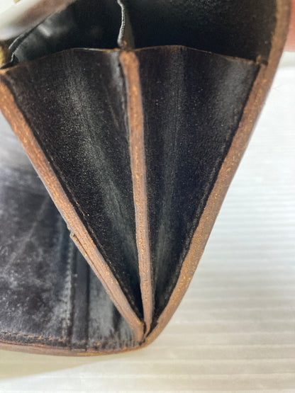 【現状渡し品】【メンズ】 AMIACALVA アミアカルヴァ ブライドルレザー ロングウォレット 長財布 本体のみ 200-250625-cn-9-min カラー：ダークブラウン 万代Net店