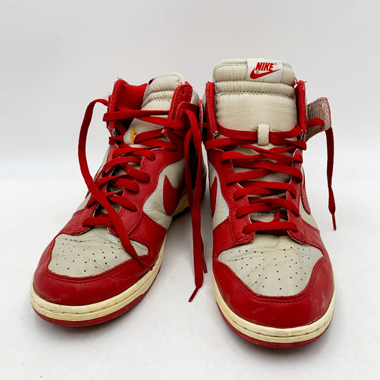 【中古品】【メンズ】 NIKE ナイキ DUNK HI RETRO QS 318544-061 ダンク ハイ レトロ クイックストライク 2007年製 スニーカー シューズ 靴 160-240625-ay-34-izu サイズ：29cm カラー：SOFT GREY/UNIV RED 万代Net店