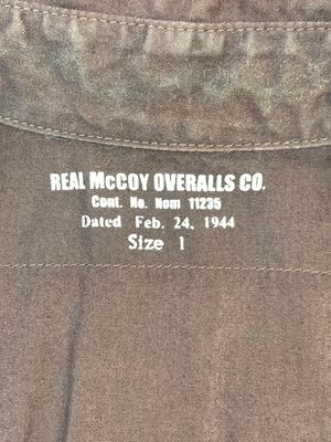 【中古品】【メンズ】  THE REAL MCCOY SHORT SLEEVE MILITARY SHIRT 1123511235 ザリアルマッコイ ミリタリーシャツ 半袖 145-240316-ab-1-min サイズ：1 カラー：ダークパープル 万代Net店