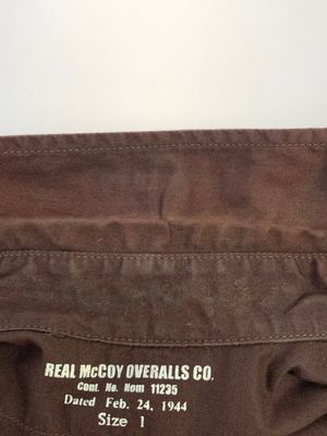 【中古品】【メンズ】  THE REAL MCCOY SHORT SLEEVE MILITARY SHIRT 1123511235 ザリアルマッコイ ミリタリーシャツ 半袖 145-240316-ab-1-min サイズ：1 カラー：ダークパープル 万代Net店