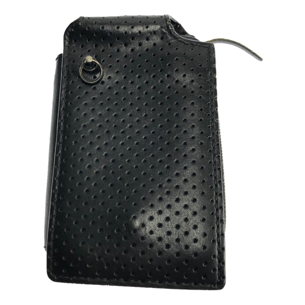 【中古品】【メンズ】 JAM HOME MADE ジャムホームメイド ショートウォレット パンチングレザー 財布 200-211117-yn-11-min カラー：ブラック 万代Net店