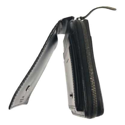 【中古品】【メンズ】 JAM HOME MADE ジャムホームメイド ショートウォレット パンチングレザー 財布 200-211117-yn-11-min カラー：ブラック 万代Net店