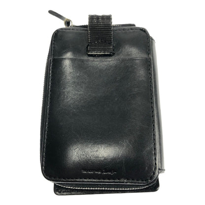 【中古品】【メンズ】 JAM HOME MADE ジャムホームメイド ショートウォレット パンチングレザー 財布 200-211117-yn-11-min カラー：ブラック 万代Net店