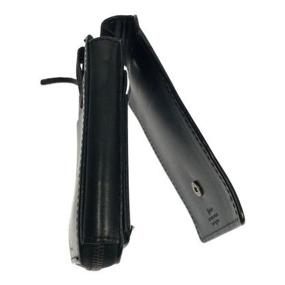 【中古品】【メンズ】 JAM HOME MADE ジャムホームメイド ショートウォレット パンチングレザー 財布 200-211117-yn-11-min カラー：ブラック 万代Net店