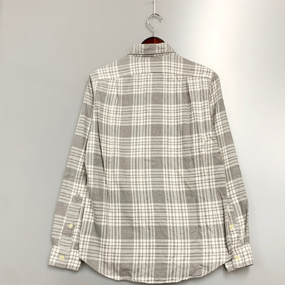 【中古品】【メンズ】 J.CREW ジェイクルー FLANNEL SHIRT フランネル シャツ 長袖 ネルシャツ トップス 146-240714-as-11-izu サイズ：XS カラー：グレー系 万代Net店