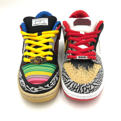 【中古美品】【メンズ】 NIKE ナイキ NIKE SB ナイキ スケートボーディング DUNK LOW PRO QS WHAT THE P-ROD CZ2239-600 ダンク ロー プロ クイックストライク ホワット ザ P-ロッド スニーカー 靴 160-250606-kk-08-tei カラー：SPORT RED/BLACK-VARSITY MAIZE 万代Net店
