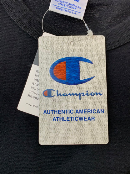 【中古品】【メンズ】 Champion チャンピオン BEAMS BY MIN-NANO CHAMPION NEW HERITA T-SHIRT C8-V327 ビームス ミンナノ Tシャツ 半袖Tシャツ 140-231206-yn-01-min サイズ：XL カラー：ブラック 万代Net店