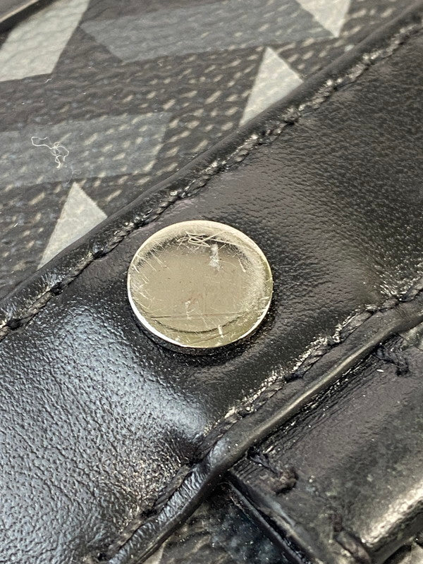 【中古品】【メンズ】 VERSACE ヴェルサーチ ラ グレカ シグネチャー ラウンドファスナー 181-231101-me-23-min カラー：ブラック 万代Net店