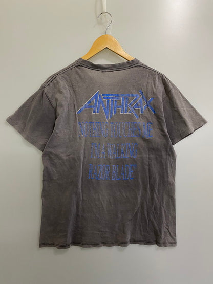 【現状渡し品】【メンズ】 ANTHRAX アンスラックス 1990 IN MY WORLD TEE 半袖 146-250118-AS-6-min サイズ：L カラー：グレー系 万代Net店