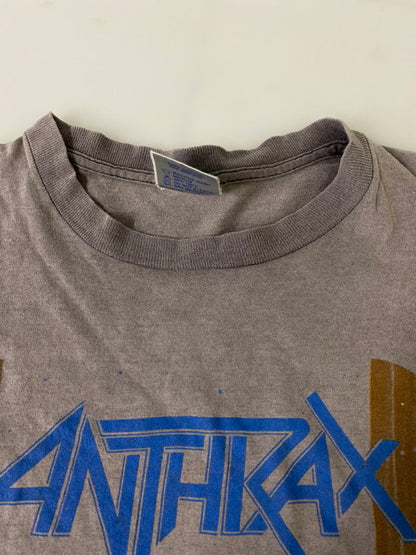 【現状渡し品】【メンズ】 ANTHRAX アンスラックス 1990 IN MY WORLD TEE 半袖 146-250118-AS-6-min サイズ：L カラー：グレー系 万代Net店