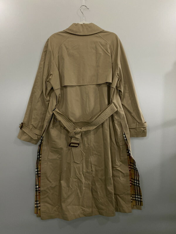 【中古品】【レディース】 BURBERRY バーバリー SIDE SLIT TRENCH COAT 8004072 サイドスリット トレンチコート アウター 169-231026-me-19-min サイズ：42 カラー：ベージュ 万代Net店