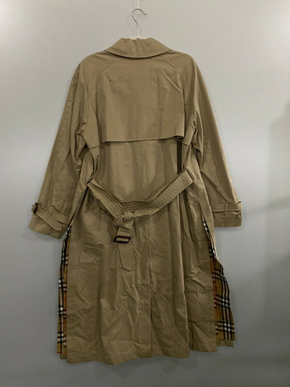 【中古品】【レディース】 BURBERRY バーバリー SIDE SLIT TRENCH COAT 8004072 サイドスリット トレンチコート アウター 169-231026-me-19-min サイズ：42 カラー：ベージュ 万代Net店