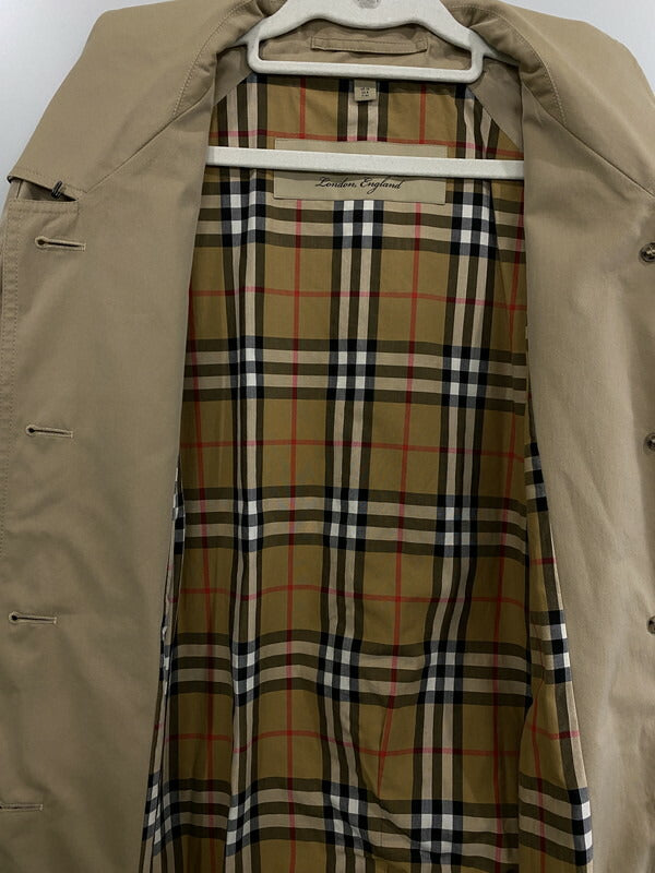 【中古品】【レディース】 BURBERRY バーバリー SIDE SLIT TRENCH COAT 8004072 サイドスリット トレンチコート アウター 169-231026-me-19-min サイズ：42 カラー：ベージュ 万代Net店