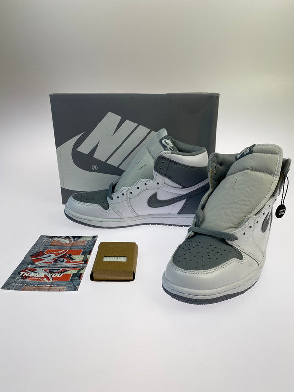【LIFTる。景品】【中古】【メンズ】 NIKE ナイキ 555088-037 AIR JORDAN 1 RETRO HIGH OG 靴 シューズ スニーカー SNEAKER 160-250423-ks-60-min サイズ：26.5cm カラー：グレー/ホワイト 万代Net店