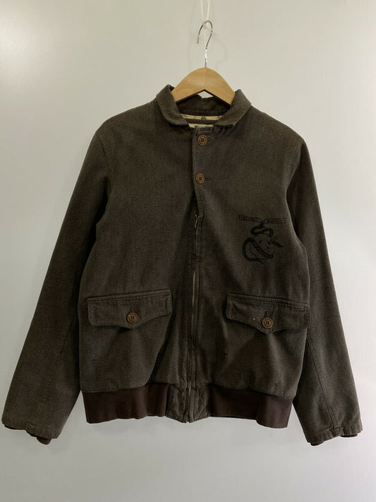 【中古品】【メンズ】 CAGE-LOW COTTON JACKET ケージロウ コットン ジャケット アウター 140-231031-me-01-min サイズ：M カラー：ブラウン 万代Net店
