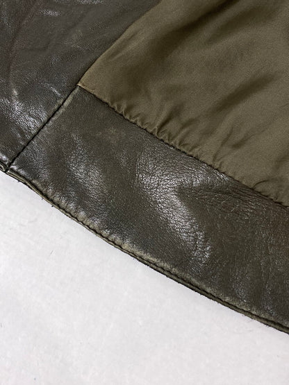 【現状渡し品】【メンズ】 MACKINTOSH マッキントッシュ GL-001-RIDERS JACKET ラムレザーダブルライダー 141-260805-zi-11-min サイズ：36 カラー：カーキ 万代Net店