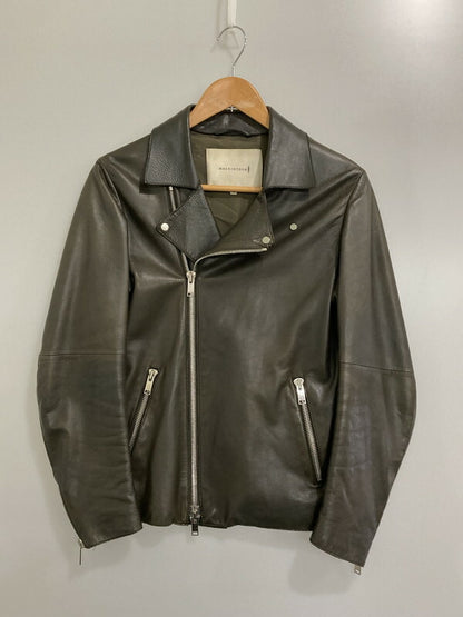 【中古品】【メンズ】 MACKINTOSH マッキントッシュ GL-001-RIDERS JACKET ラムレザーダブルライダー アウター 141-240115-ab-21-min サイズ：36 カラー：カーキ 万代Net店