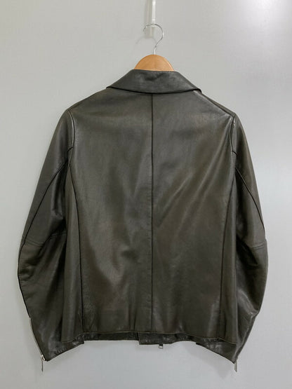【中古品】【メンズ】 MACKINTOSH マッキントッシュ GL-001-RIDERS JACKET ラムレザーダブルライダー アウター 141-240115-ab-21-min サイズ：36 カラー：カーキ 万代Net店