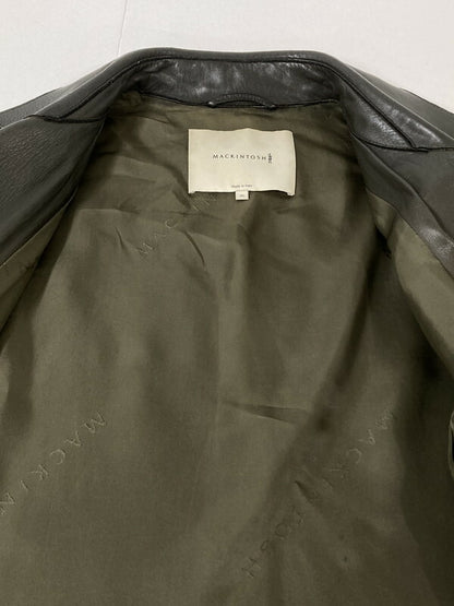 【中古品】【メンズ】 MACKINTOSH マッキントッシュ GL-001-RIDERS JACKET ラムレザーダブルライダー アウター 141-240115-ab-21-min サイズ：36 カラー：カーキ 万代Net店