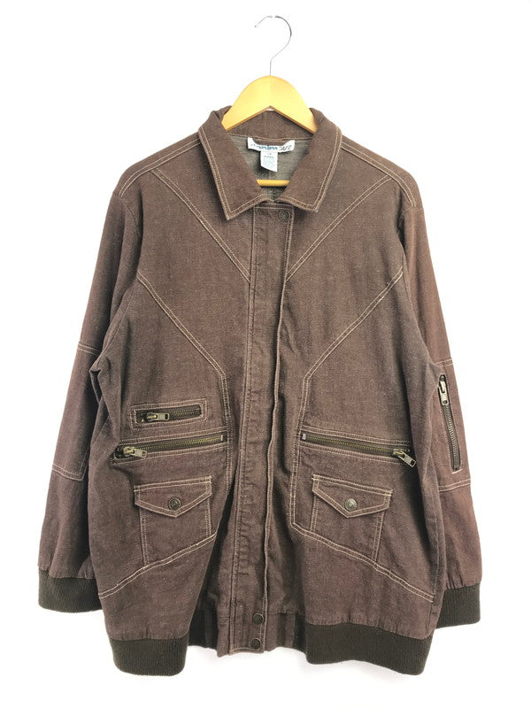 【現状渡し品】【メンズ】 DENIM 24 デニム 24 7 COTTON JACKET コットン ジャケット アウター 146-260917-rt-37-tagh サイズ：18W カラー：ブラウン 万代Net店
