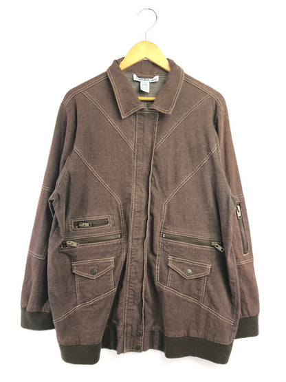 【現状渡し品】【メンズ】 DENIM 24 デニム 24 7 COTTON JACKET コットン ジャケット アウター 146-260917-rt-37-tagh サイズ：18W カラー：ブラウン 万代Net店