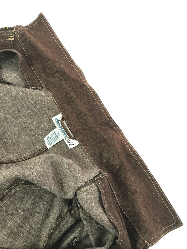 【現状渡し品】【メンズ】 DENIM 24 デニム 24 7 COTTON JACKET コットン ジャケット アウター 146-260917-rt-37-tagh サイズ：18W カラー：ブラウン 万代Net店