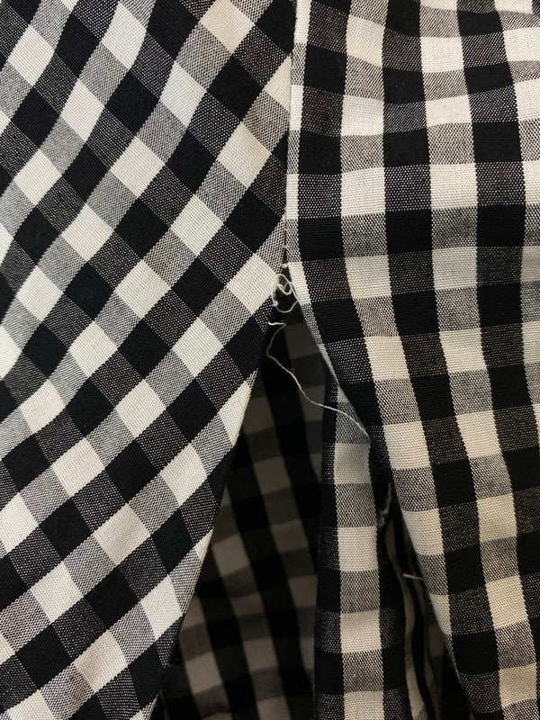 【中古品】【レディース】 TRICOT COMME DES GARCONS トリココムデギャルソン 98年春夏モデル ポリコットンギンガムチェック ワンピース トップス 168-260605-jt-01-min サイズ：サイズ不明 カラー：ホワイト/ブラック 万代Net店