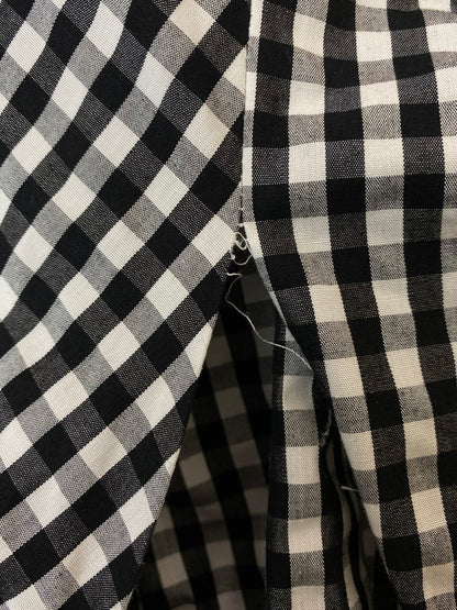 【中古品】【レディース】 TRICOT COMME DES GARCONS トリココムデギャルソン 98年春夏モデル ポリコットンギンガムチェック ワンピース トップス 168-260605-jt-01-min サイズ：サイズ不明 カラー：ホワイト/ブラック 万代Net店