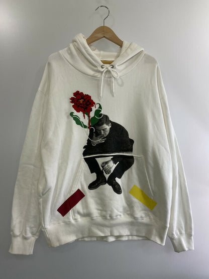 【中古品】【メンズ】 amok PRINT PULLOVER HOODIE 211RF03 アモク プリント プルオーバー フーディー パーカー 140-230930-yn-03-min サイズ：M カラー：ホワイト 万代Net店
