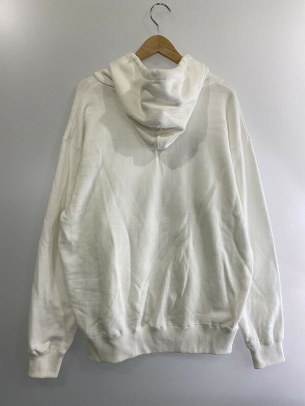 【中古品】【メンズ】 amok PRINT PULLOVER HOODIE 211RF03 アモク プリント プルオーバー フーディー パーカー 140-230930-yn-03-min サイズ：M カラー：ホワイト 万代Net店
