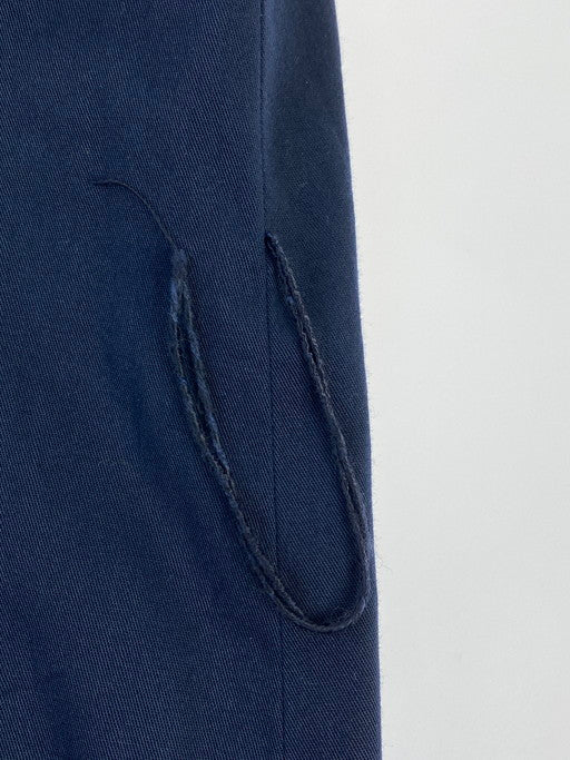 【現状渡し品】【レディース】 AQUASCUTUM アクアスキュータム カナダ製 70-80S TRENCH COAT トレンチコート アウター 169-250103-me-10-min サイズ：下記参照 カラー：ネイビー 万代Net店
