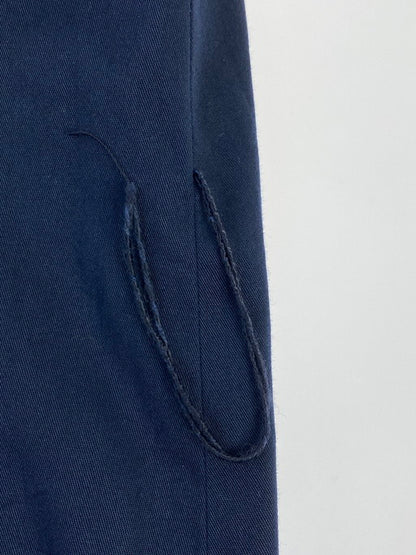【現状渡し品】【レディース】 AQUASCUTUM アクアスキュータム カナダ製 70-80S TRENCH COAT トレンチコート アウター 169-250103-me-10-min サイズ：下記参照 カラー：ネイビー 万代Net店