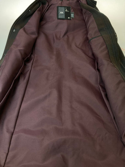 【中古品】【レディース】 G-STAR RAWジースターロゥ WOOL PARKA WMNS ウール パーカー コート アウター 169-241121-cn-10-min サイズ：S カラー：ダークブラウン/ブラック/チェック柄 万代Net店